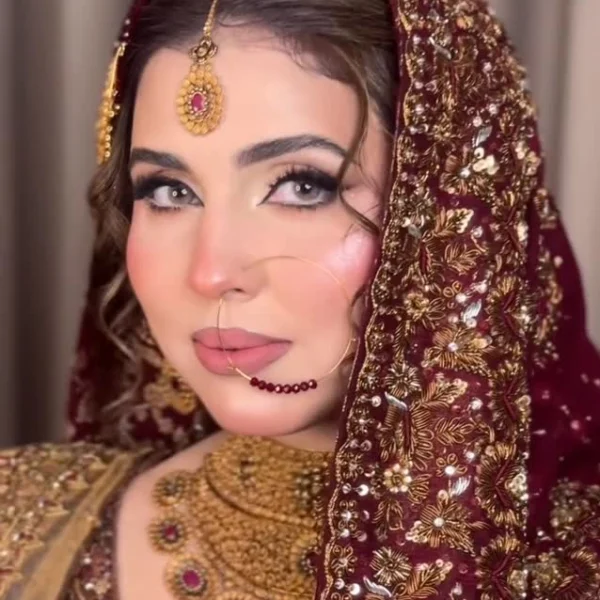 Elegant gold plated necklace set for women – perfect for online shopping in Pakistan and worldwide, luxury bridal and party jewelry available online